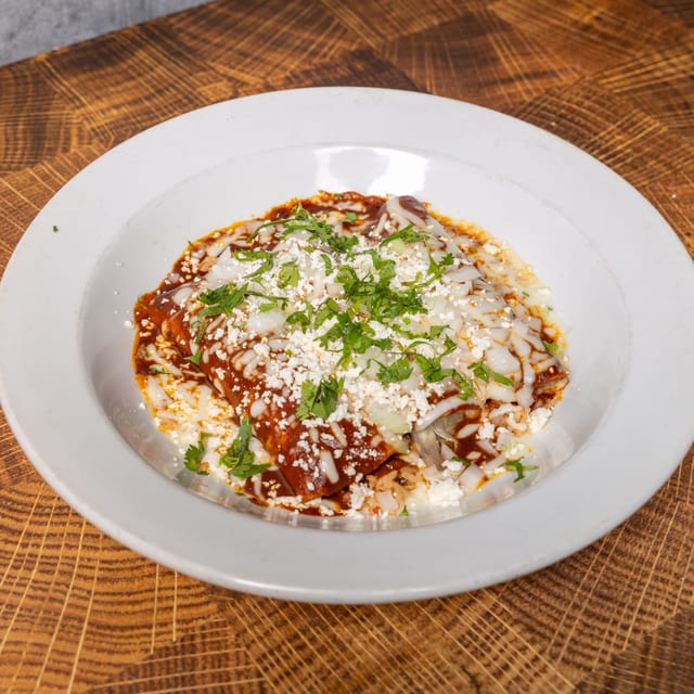 Enchiladas de Mole.
