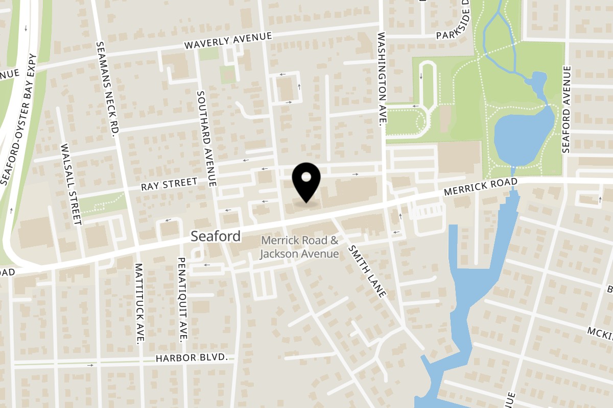 Map showing the location of El Sol GL Seaford on 3925 Merrick Rd in Seaford